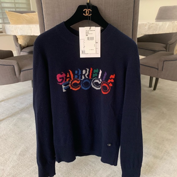 CHANEL Sweaters - Chanel COCO Cashmere Sweater Sz 38❣️❣️